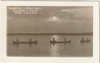 10007a1 - Sandstone Picture Pack - Canoeing in the Moonlight