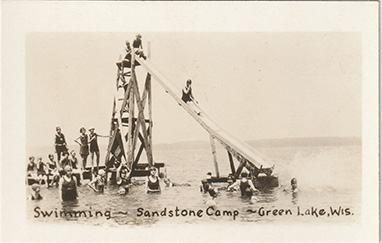 10007a8 - Sandstone Picture Pack - Giant Slide in the Swimming Area
